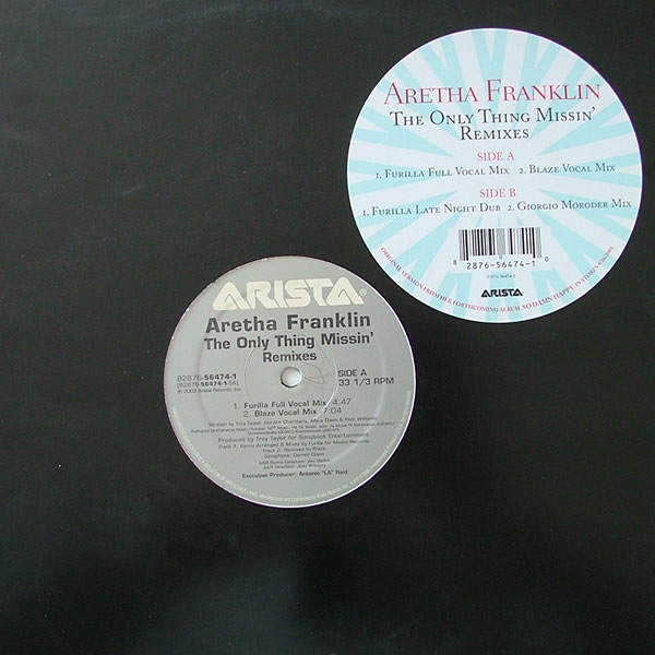 Aretha Franklin - The Only Thing Missin' (Remixes) | Arista (82876 56474 1)