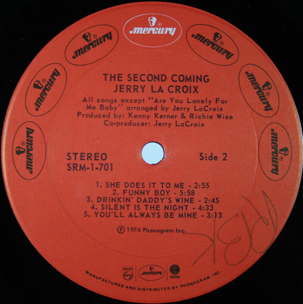 Jerry LaCroix - The Second Coming | Mercury (SRM-1-701) - 4 Jerry LaCroix - The Second Coming | Mercury (SRM-1-701) - 4