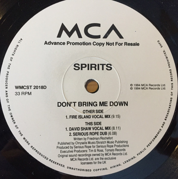 Don't Bring Me Down