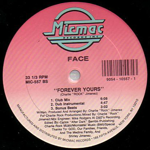 Face - Forever Yours | Micmac Records, Inc. (MIC 557) - 2