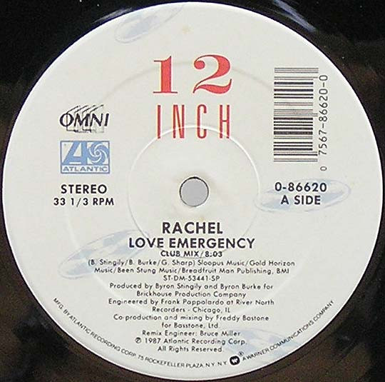 Rachel - Love Emergency | Atlantic (0-86620)