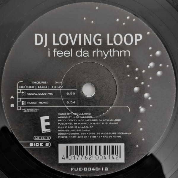 Loving Loop - I Feel Da Rhythm | Full-E Records (FUE-0048-12) - 2