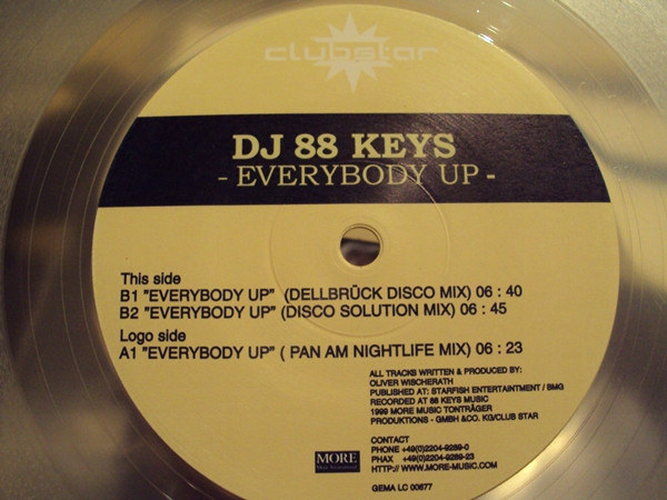 DJ 88 Keys - Everybody Up | Clubstar (clubstar005) - main DJ 88 Keys - Everybody Up | Clubstar (clubstar005) - main