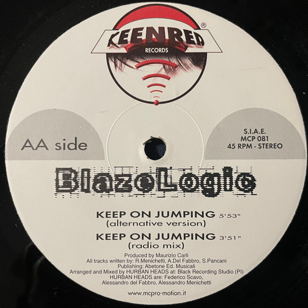 Blaze Logic - Keep On Jumping | Keenred Records (MCP 081) - 2