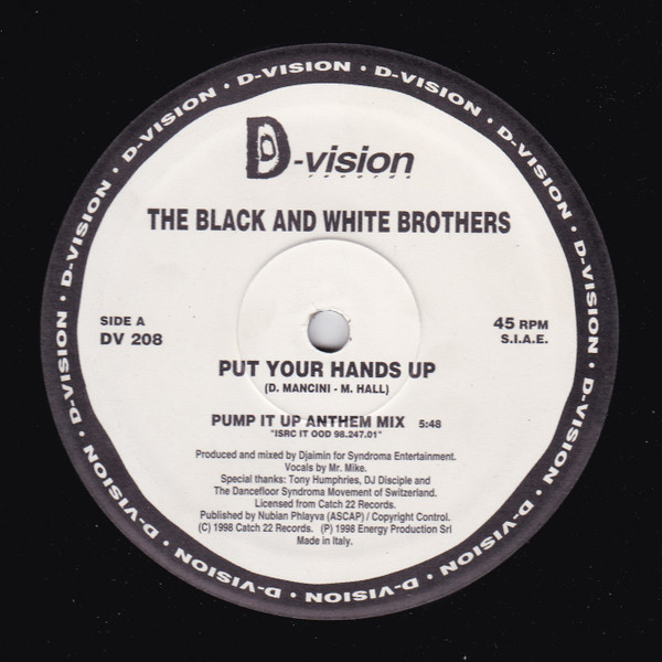 Black & White Brothers - Put Your Hands Up | D:vision Records (DV 208) - 3 Black & White Brothers - Put Your Hands Up | D:vision Records (DV 208) - 3
