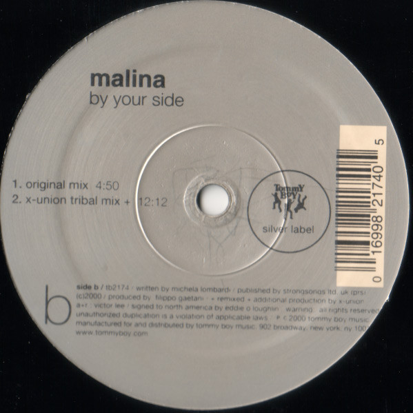 Malina - By Your Side | Tommy Boy Silver Label (TB 2174) - 3 Malina - By Your Side | Tommy Boy Silver Label (TB 2174) - 3