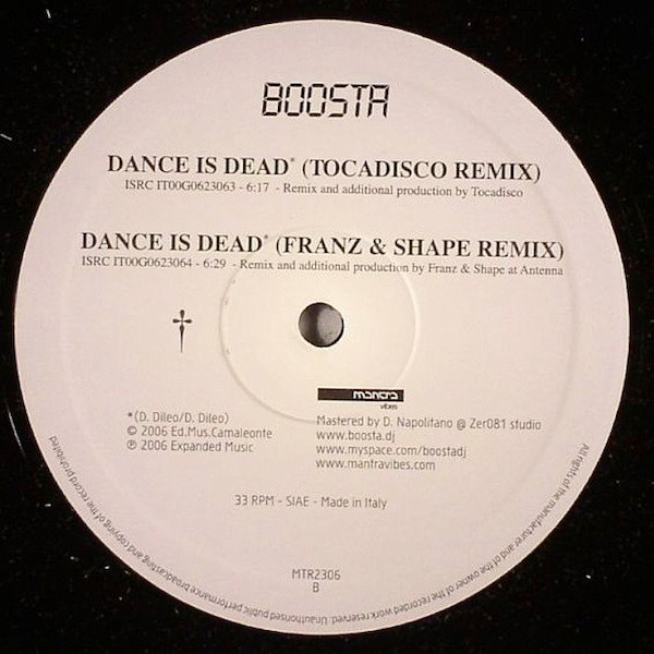 Boosta - Dance Is Dead | Mantra Vibes (MTR2306) - 3 Boosta - Dance Is Dead | Mantra Vibes (MTR2306) - 3