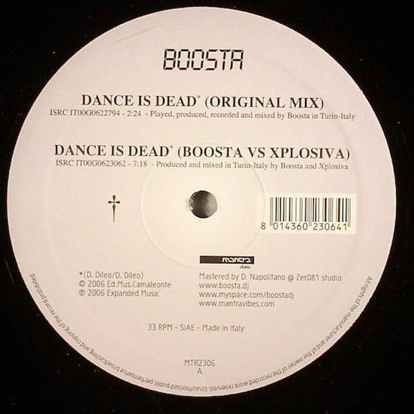 Boosta - Dance Is Dead | Mantra Vibes (MTR2306) - 2 Boosta - Dance Is Dead | Mantra Vibes (MTR2306) - 2