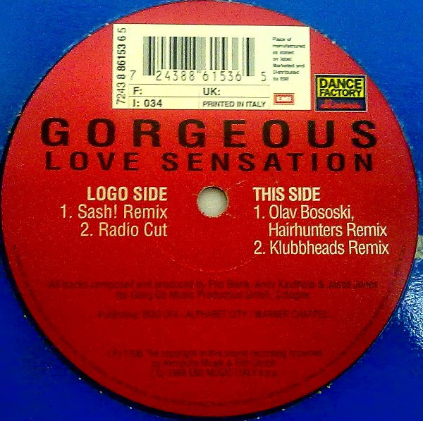 Gorgeous - Love Sensation | Dance Factory (8 86153 6)