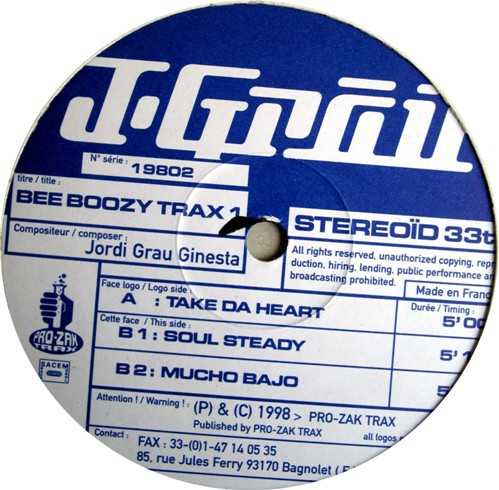Jordi Grau - Bee Boozy Trax 1 | Pro-Zak Trax (19802) - 2