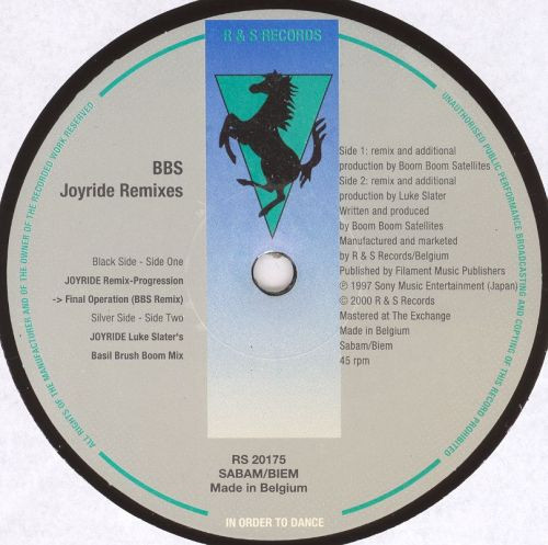 Boom Boom Satellites - Joyride (Remixes) | R & S Records (RS 20175) - 2
