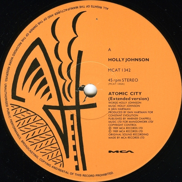 Holly Johnson - Atomic City | MCA Records (MCAT 1342) - 3