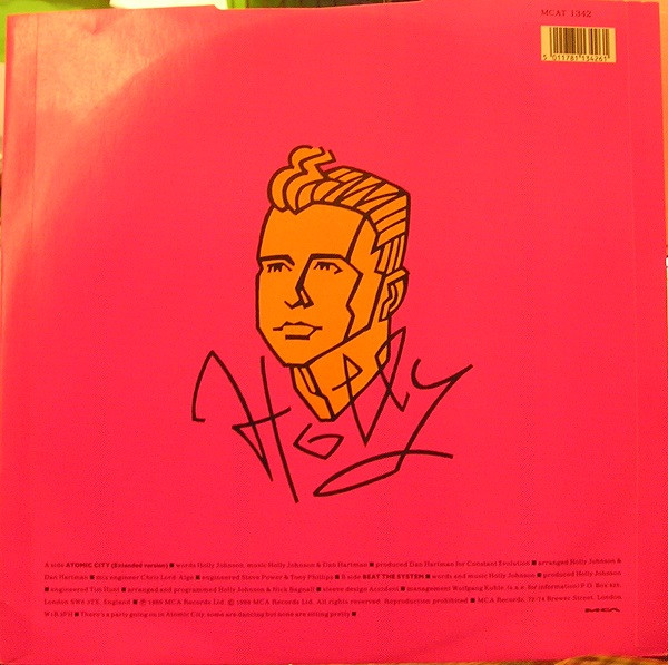 Holly Johnson - Atomic City | MCA Records (MCAT 1342) - 2