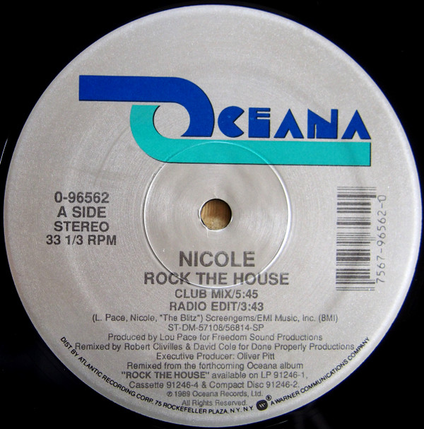 Nicole - Rock The House | Oceana Records (0-96562) - 3 Nicole - Rock The House | Oceana Records (0-96562) - 3