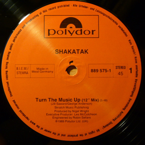 Shakatak - Turn The Music Up | Polydor (889 575-1) - 3