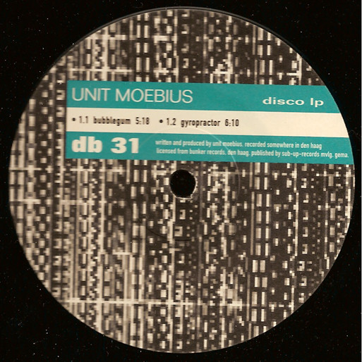 Unit Moebius - Disco LP | Disko B (db 31) - 2