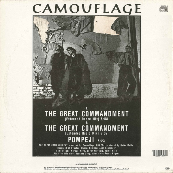 Camouflage - The Great Commandment | Metronome (885 651-1) - 2