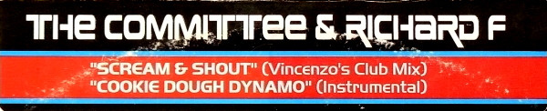 Richard F. / The Committee - Cookie Dough Dynamo / Scream & Shout | Subliminal Subsonic (SUBSON01) - 2 Richard F. / The Committee - Cookie Dough Dynamo / Scream & Shout | Subliminal Subsonic (SUBSON01) - 2