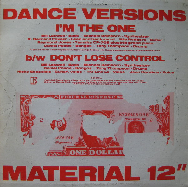 Material - I'm The One | Elektra (0-67970) - 2