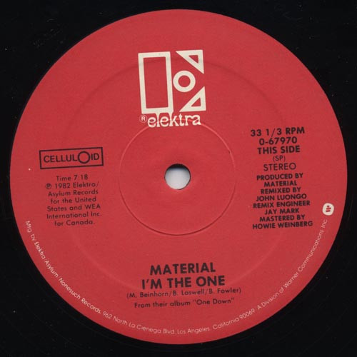 Material - I'm The One | Elektra (0-67970) - 3