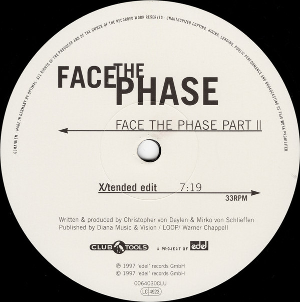 Face The Phase - Face The Phase Part II | Club Tools (006403-0 CLU) - main