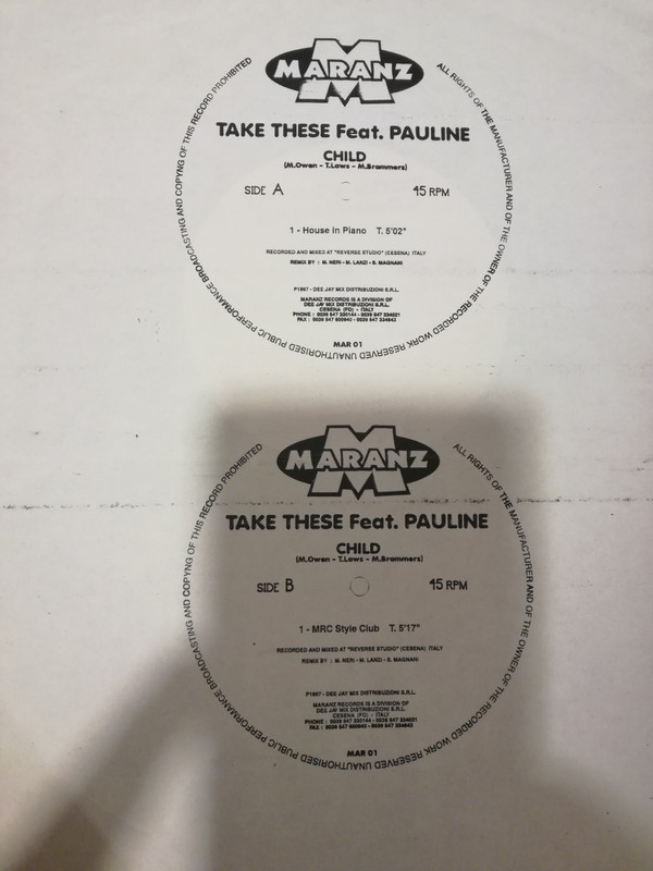 Take These Feat. Pauline - Child | Maranz Records (MAR 01) - 2