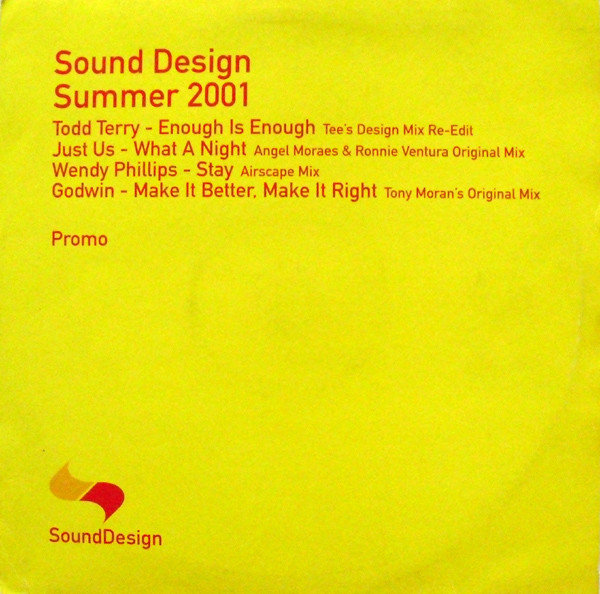Various - Summer 2001 | Sound Design (SDESDJ 17) - main