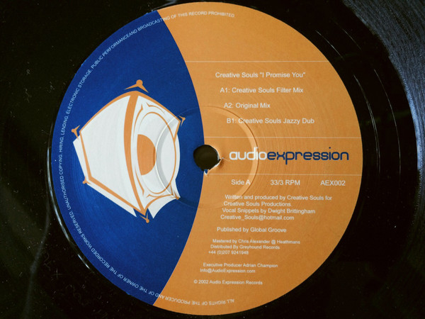 Creative Souls - I Promise You | Audio Expression (AEX-002) - main