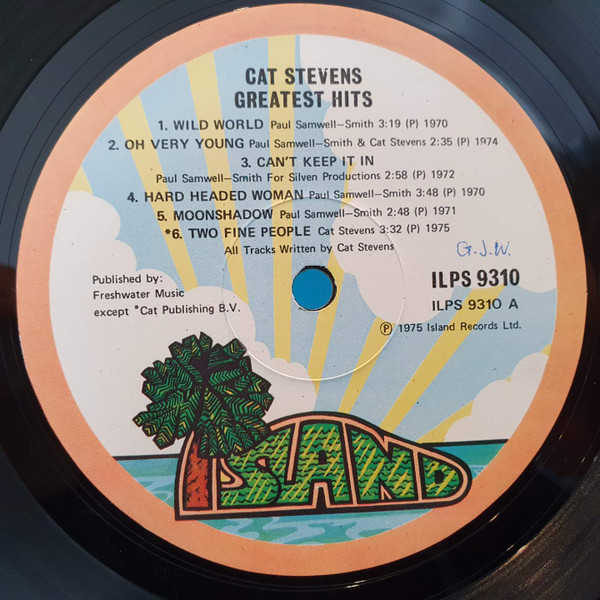 Cat Stevens - Greatest Hits | Island Records (ILPS 9310)