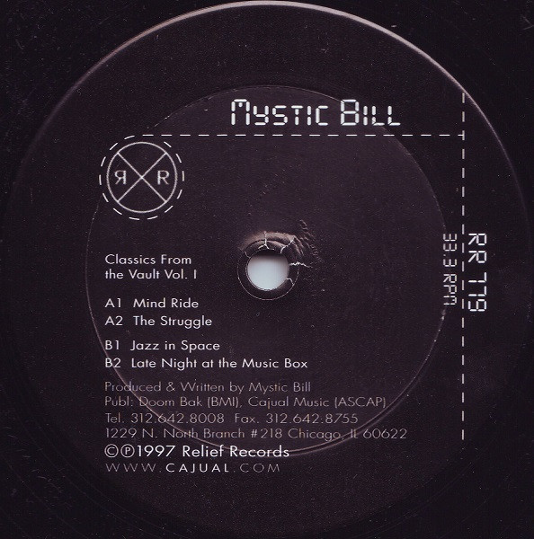Mystic Bill - Classics From The Vault Vol.1 | Relief Records (RR779)