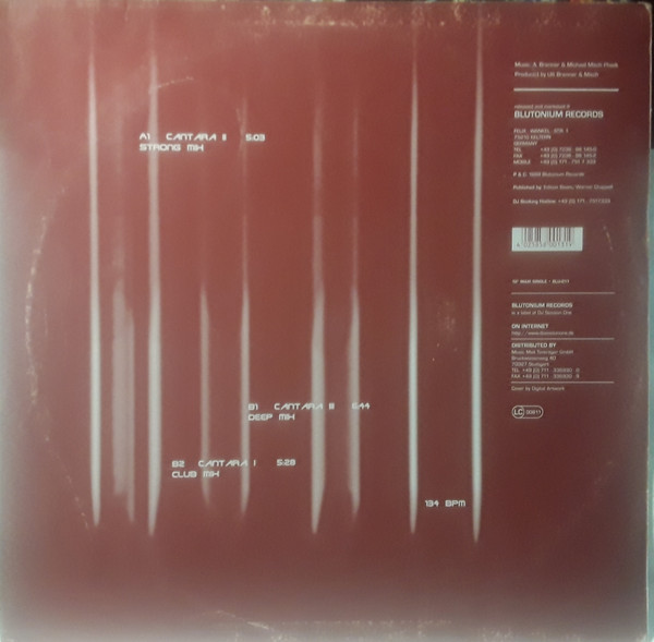 Cantara - Persian Love Song | Blutonium Records (BLU-011) - 2 Cantara - Persian Love Song | Blutonium Records (BLU-011) - 2