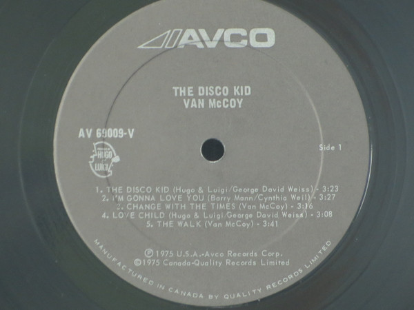 Van McCoy - The Disco Kid | Avco (AV-69009-V) - 3 Van McCoy - The Disco Kid | Avco (AV-69009-V) - 3