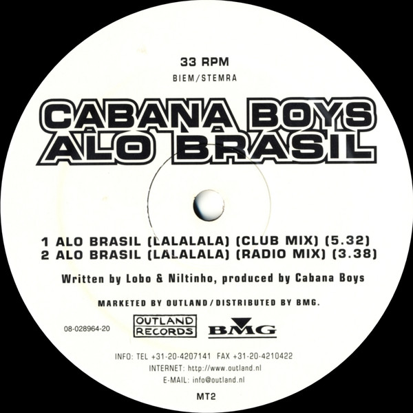 After Sun / Cabana Boys - Vamos A La Casa / Alo Brasil | Outland Records (MT 2) - 4