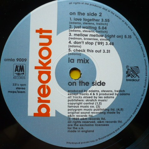L.A. Mix - On The Side | A&M Records (amla 9009) - 4 L.A. Mix - On The Side | A&M Records (amla 9009) - 4