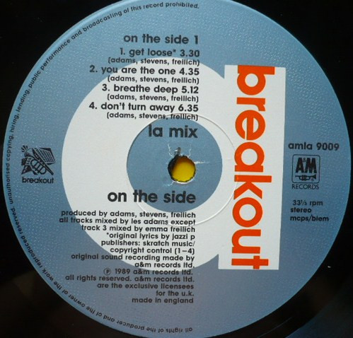 L.A. Mix - On The Side | A&M Records (amla 9009) - 3 L.A. Mix - On The Side | A&M Records (amla 9009) - 3