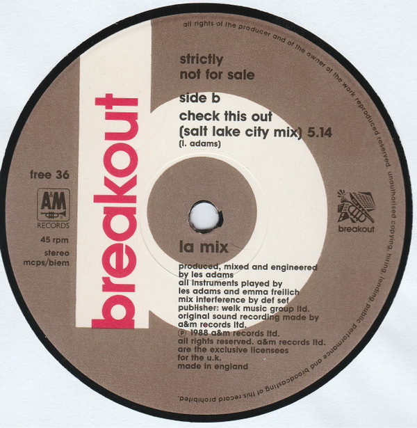 L.A. Mix - On The Side | A&M Records (amla 9009) - 10 L.A. Mix - On The Side | A&M Records (amla 9009) - 10