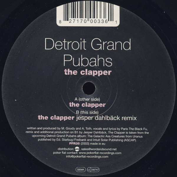 Detroit Grand Pubahs - The Clapper | Poker Flat Recordings (PFR38)