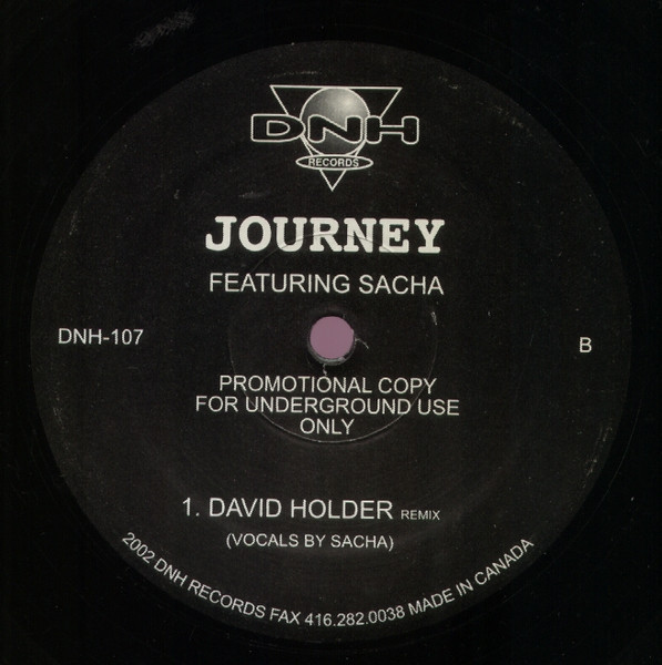 Nick Holder Featuring Sacha - Journey | DNH Records (DNH-107) - 2 Nick Holder Featuring Sacha - Journey | DNH Records (DNH-107) - 2