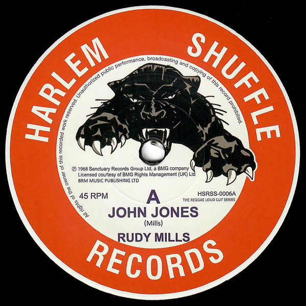 Rudy Mills / The Crystalites - John Jones / Bombshell | Harlem Shuffle Records (HSRSS-0006) - main