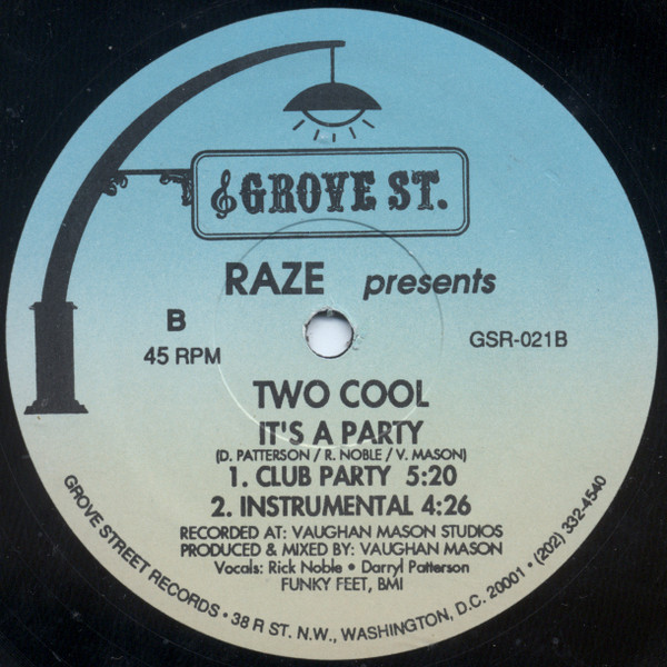 Raze Presents Two Cool - It's A Party | Grove St. (GSR-021) - 2 Raze Presents Two Cool - It's A Party | Grove St. (GSR-021) - 2