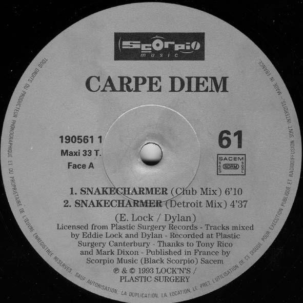 Carpe Diem - Snakecharmer | Scorpio Music (190561 1) - 2 Carpe Diem - Snakecharmer | Scorpio Music (190561 1) - 2