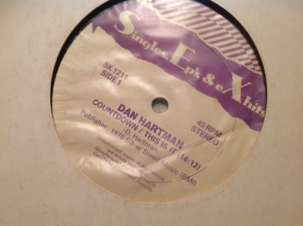 Dan Hartman - Countdown / This Is It | Singles, Ep's & eXhits (SK 1211)