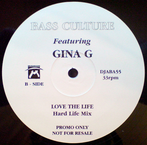 Bass Culture Featuring Gina G - Love The Life | Mushroom (DJABA55) - 2 Bass Culture Featuring Gina G - Love The Life | Mushroom (DJABA55) - 2