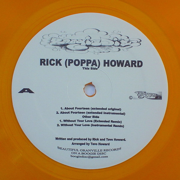 Rick (Poppa) Howard - About Fourteen / Without Your Love | Beautiful Granville Records (BGR-1) - 3