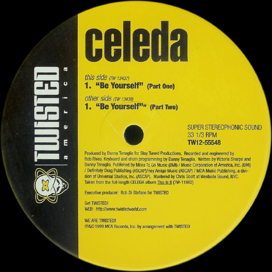 Celeda - Be Yourself | Twisted America Records (TW12-55548) - 3 Celeda - Be Yourself | Twisted America Records (TW12-55548) - 3