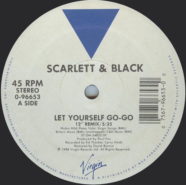 Scarlett & Black - Let Yourself Go-Go | Virgin Records America, Inc. (0-96653) - main Scarlett & Black - Let Yourself Go-Go | Virgin Records America, Inc. (0-96653) - main