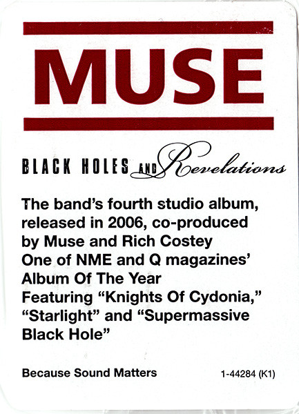 Black Holes And Revelations