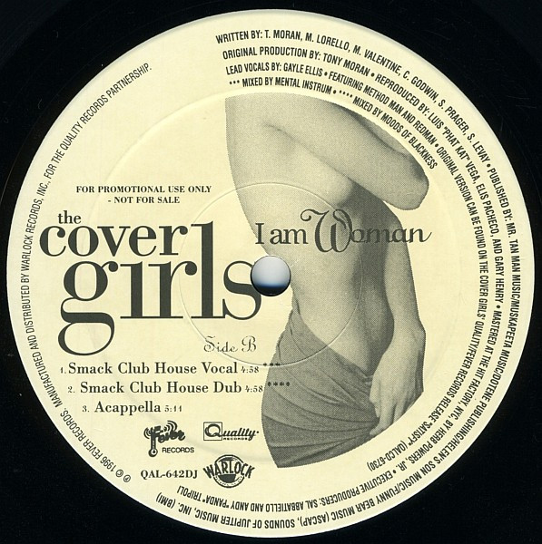 The Cover Girls - I Am Woman | Quality Records (QAL-642DJ) - 2