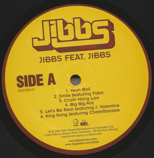 Jibbs - Jibbs Feat. Jibbs | Geffen Records (B0007855-01) - 2 Jibbs - Jibbs Feat. Jibbs | Geffen Records (B0007855-01) - 2