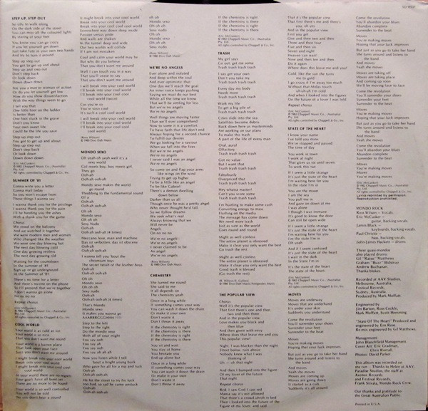 Mondo Rock Chemistry